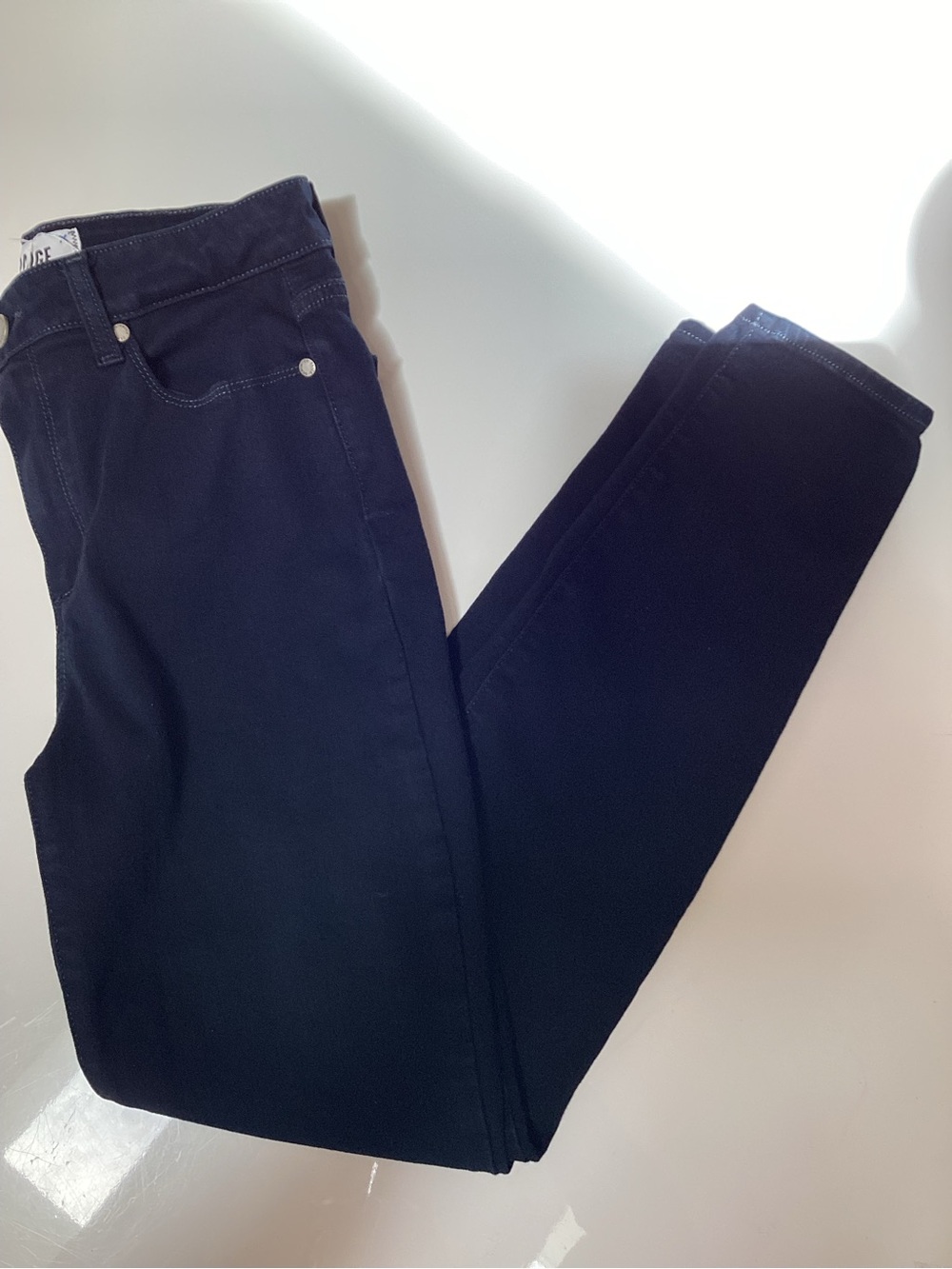 #661 PAIGE women’s Dark wash black/blue Slim fit Jeans. Size 28 - Picture 11 of 11